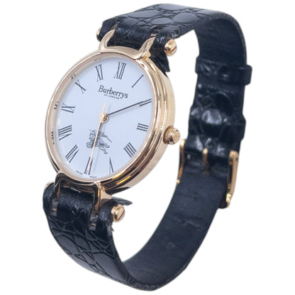 Vintage 90s Burberry Leather Watch