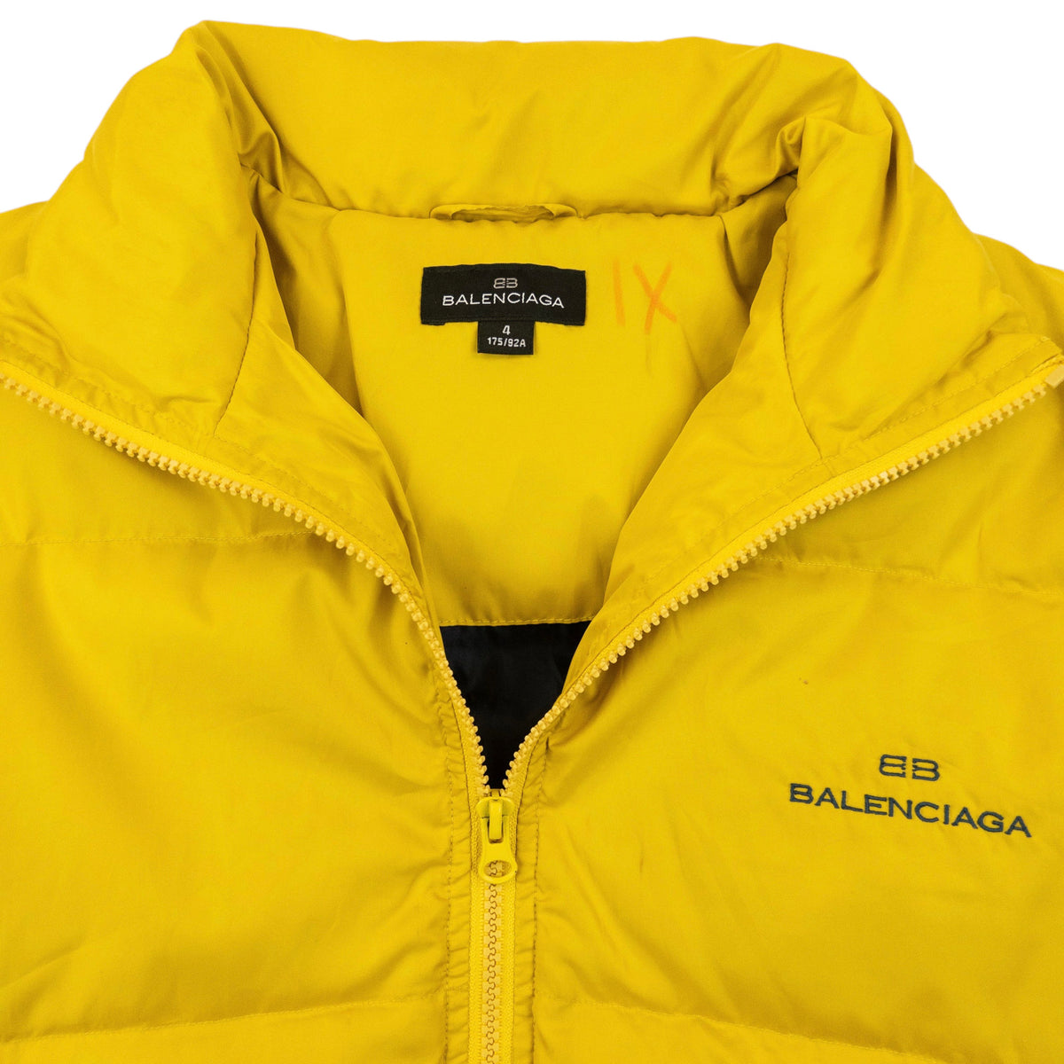 Vintage 90s Balenciaga Zip Up Puffer Jacket Size M