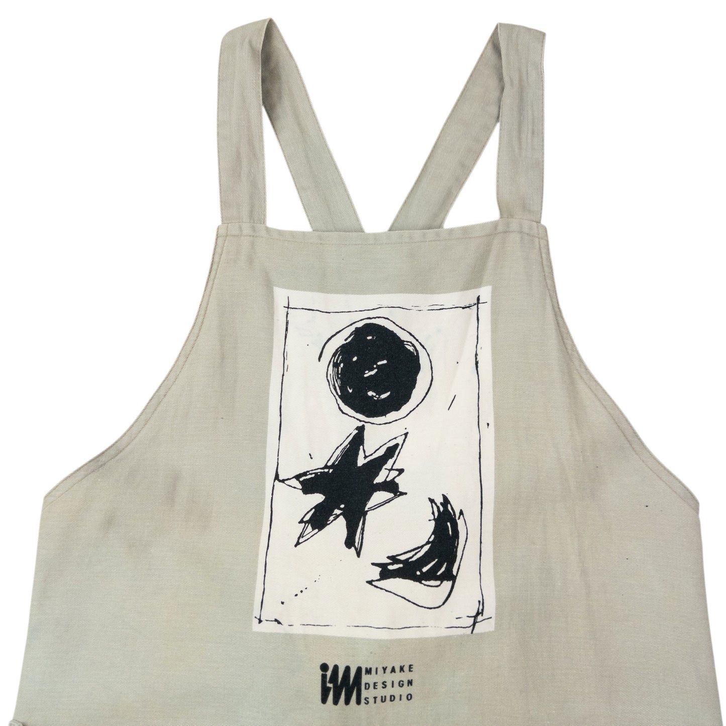 Vintage 90s Issey Miyake Printed Apron