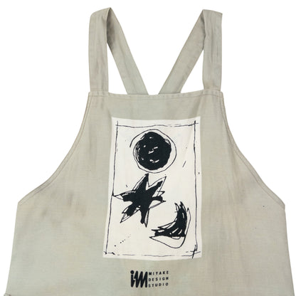 Vintage 90s Issey Miyake Printed Apron