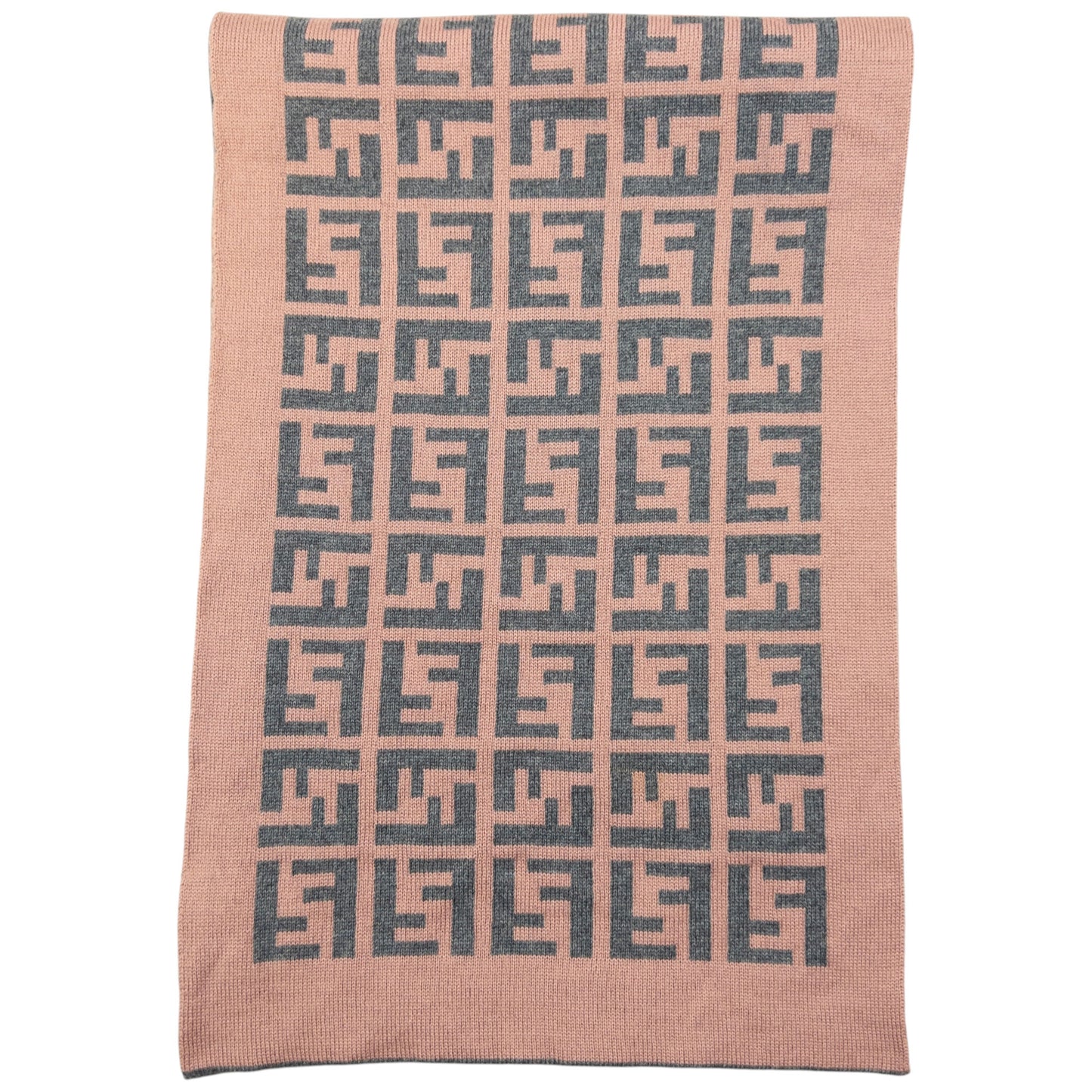 Vintage Fendi Monogram Wool Scarf