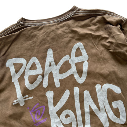 Vintage Stussy Peace King Long Sleeve T-Shirt Size L