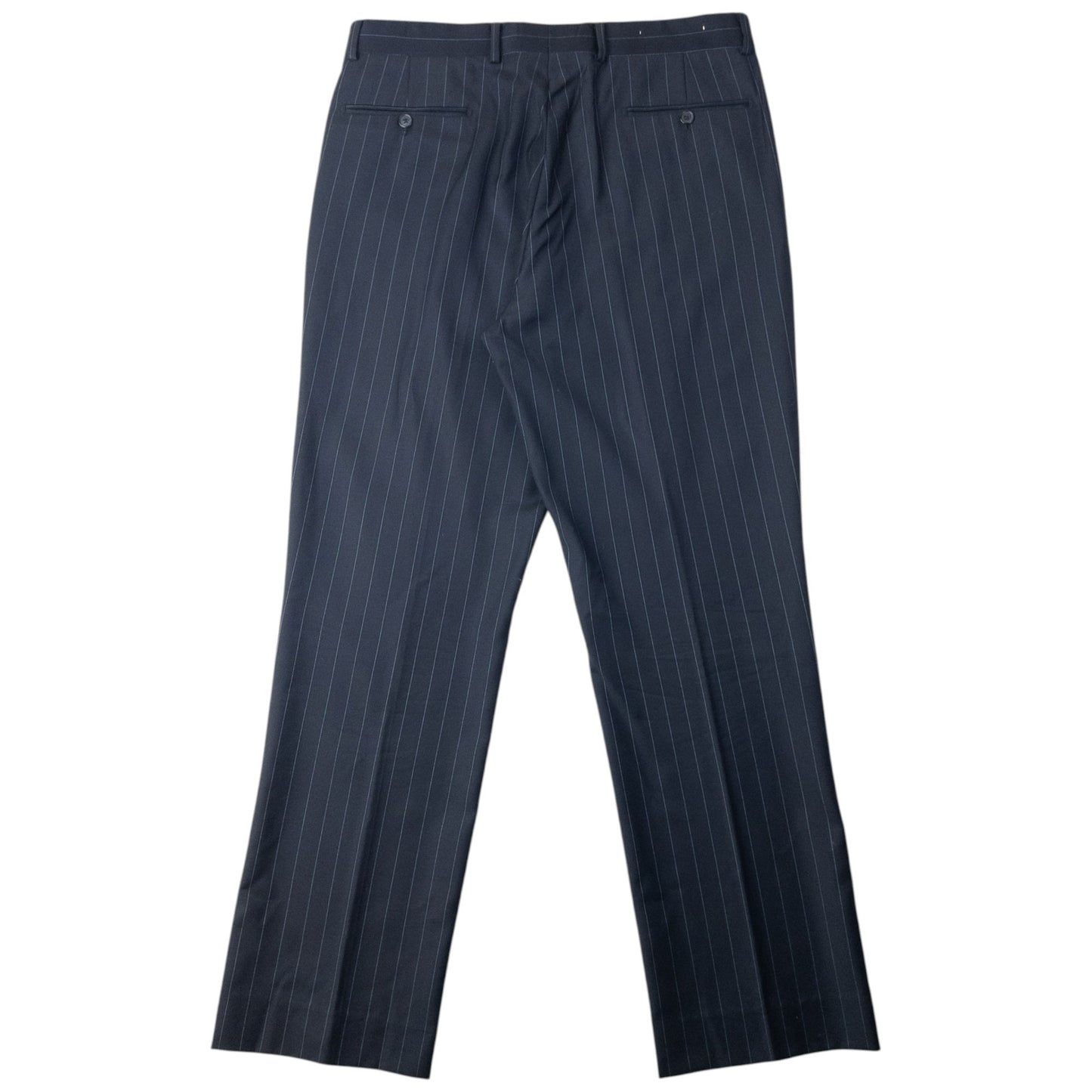 Vintage 90s YSL Yves Saint Laurent Striped Jacket & Trousers Suit Set Size XL