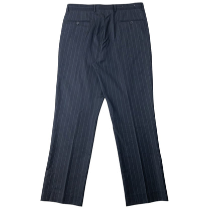 Vintage 90s YSL Yves Saint Laurent Striped Jacket & Trousers Suit Set Size XL