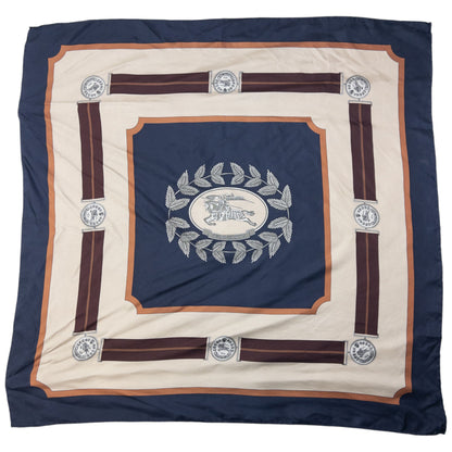 Vintage 80s Burberry Silk Scarf