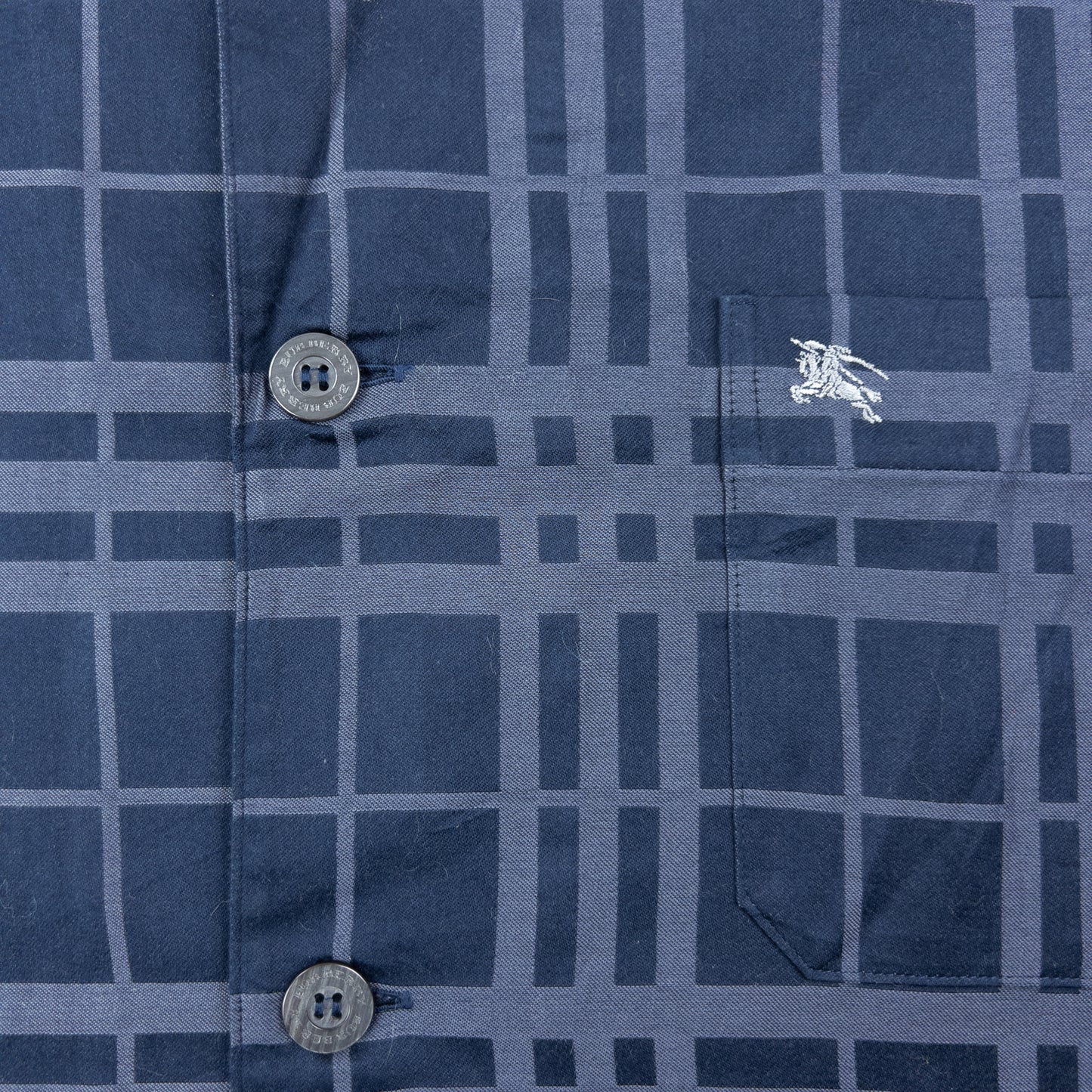 Vintage 2000s Burberry Nova Check Long Sleeve Button Up Pyjama Shirt Size M