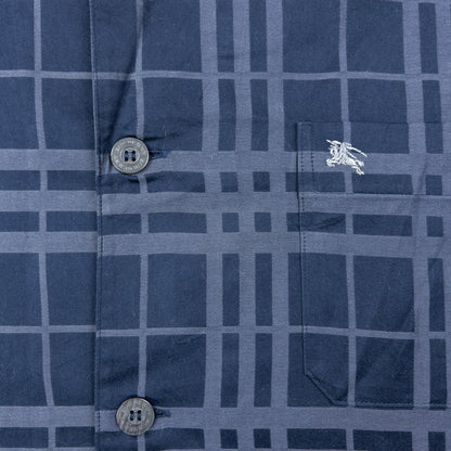 Vintage 2000s Burberry Nova Check Long Sleeve Button Up Pyjama Shirt Size M