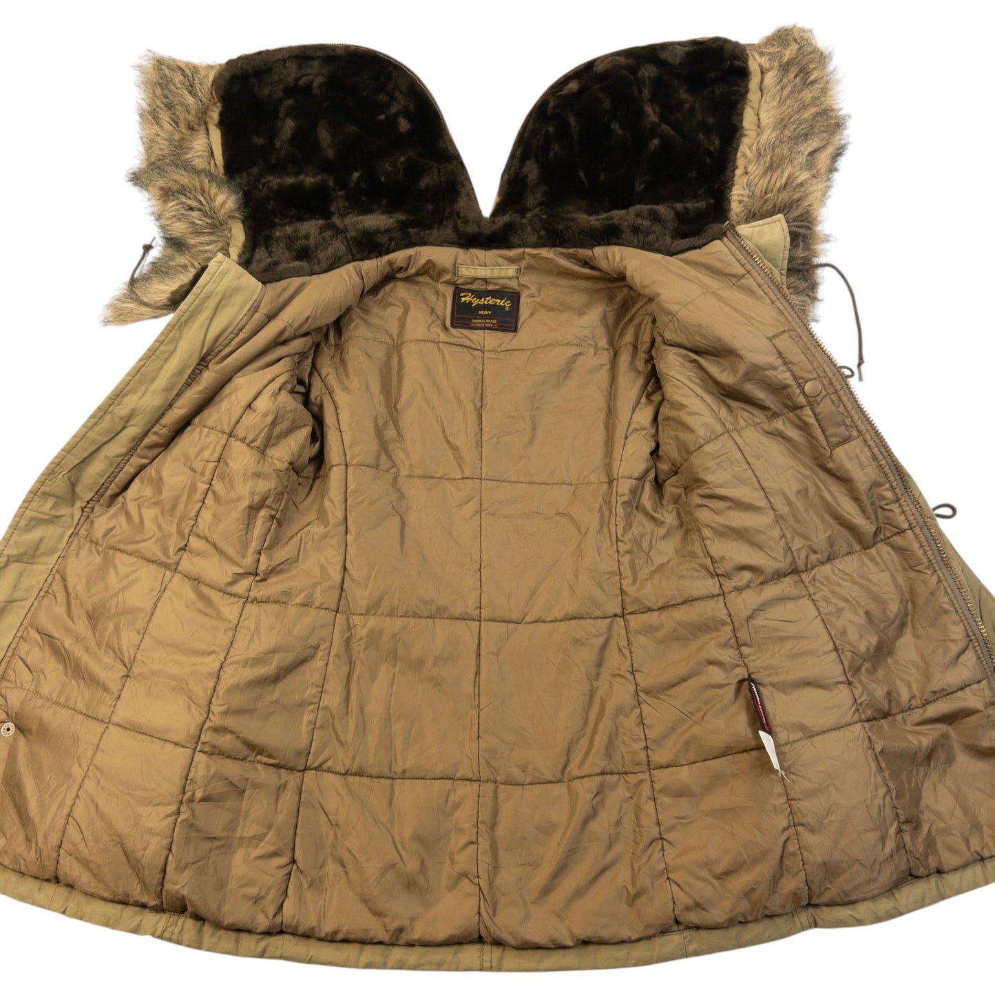 Vintage 90s Hysteric Glamour Fur Hood Cape Jacket Womens Size M