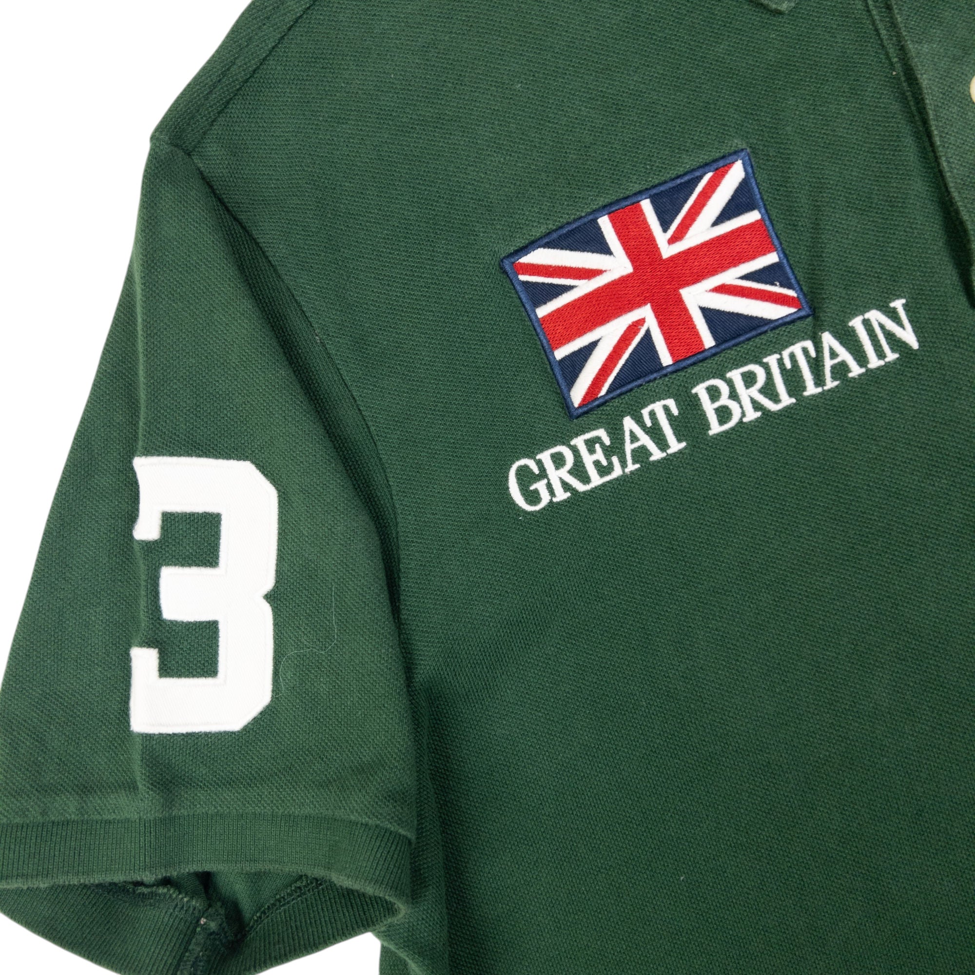 Vintage Polo Ralph Lauren Great Britain Polo Shirt Size L