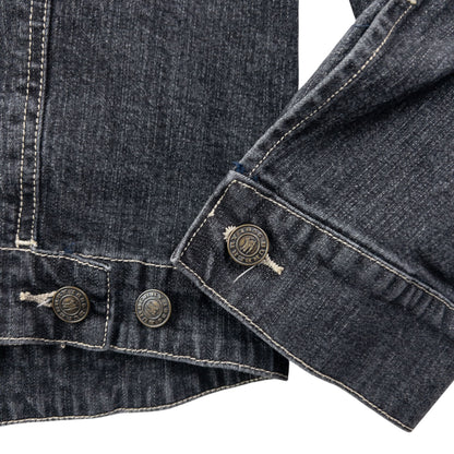 Vintage 2000s Burberry Button Up Denim Jacket Size M