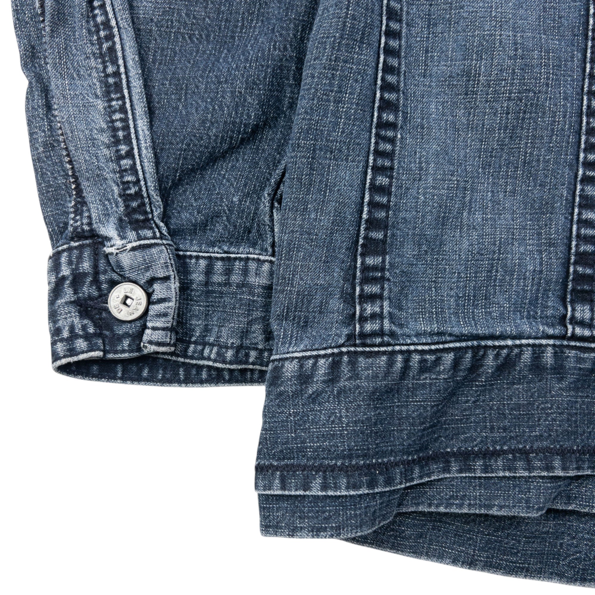 Vintage 2000s Marithe + Francois Girbaud Button Up Denim Jacket Size M