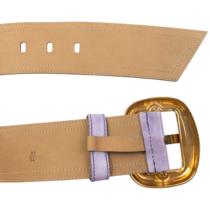 Vintage 90s Prada Leather Belt Womens Size XL