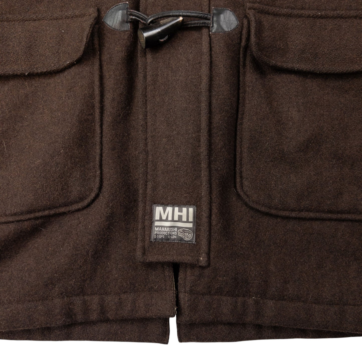 Vintage Maharishi Wool Duffel Coat Size XL