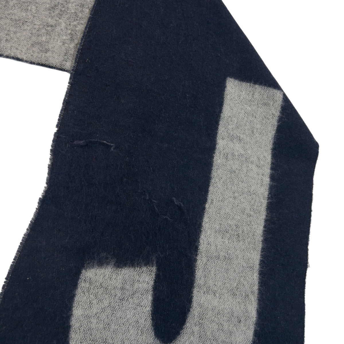 Vintage 2000s Armani Jeans Wool Tassel Scarf