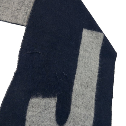 Vintage 2000s Armani Jeans Wool Tassel Scarf