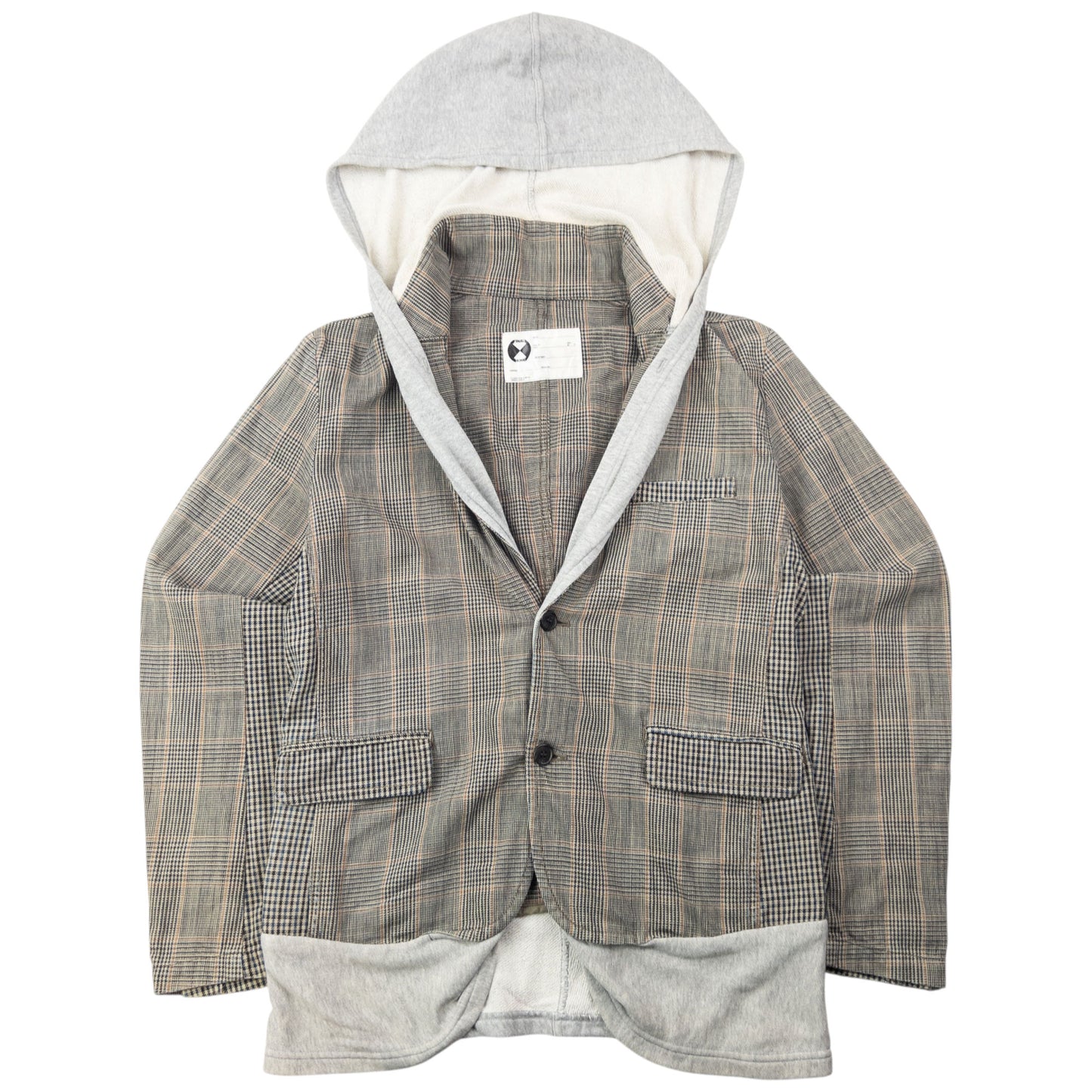 Vintage 90s Final Home By Issey Miyake Layered Hoodie Jacket Size S