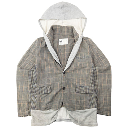 Vintage 90s Final Home By Issey Miyake Layered Hoodie Jacket Size S