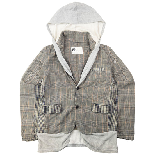 Vintage 90s Final Home By Issey Miyake Layered Hoodie Jacket Size S