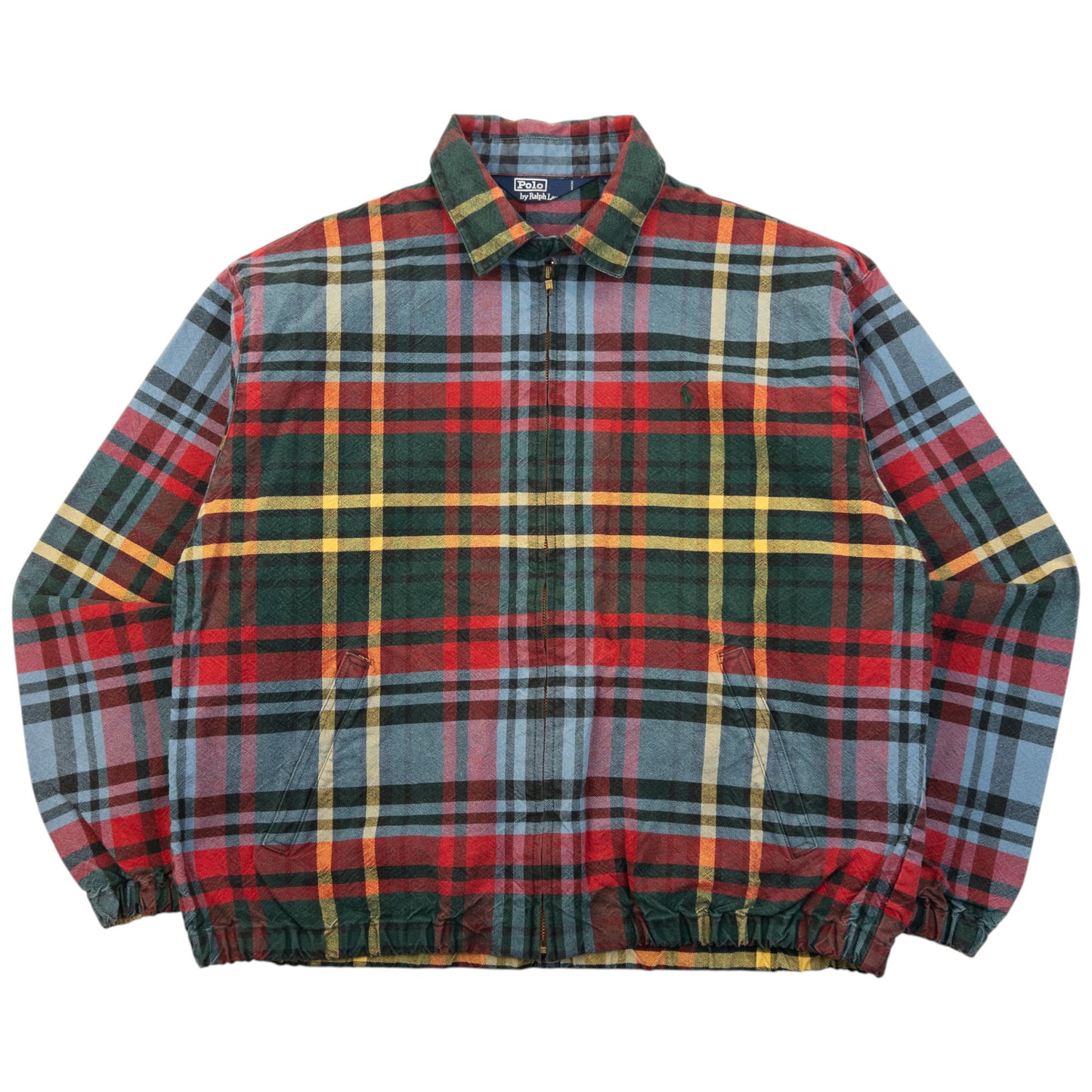 Vintage 90s Polo Ralph Lauren Checkered Jacket Size XL