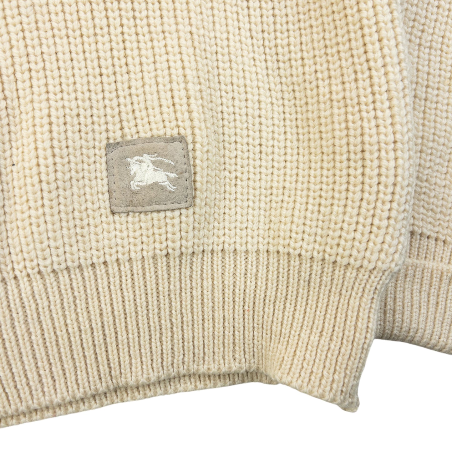 Vintage 90s Burberry Wool Knit Jumper Size M