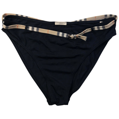 Vintage 2000s Burberry Nova Check Trim Bikini Set Womens Size L