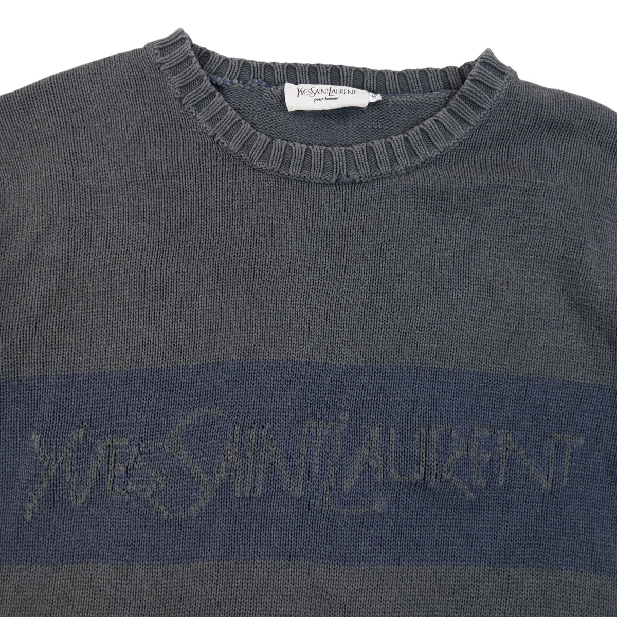 Vintage 2000s YSL Yves Saint Laurent Knit Jumper Size L