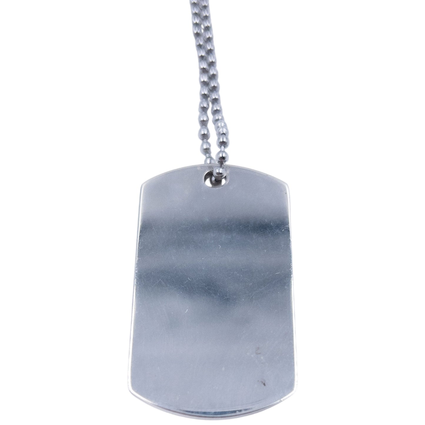 Vintage 2000s Gucci Embossed Dog Tag Necklace