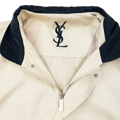 Vintage 90s YSL Yves Saint Laurent Zip Up Jacket Size XL