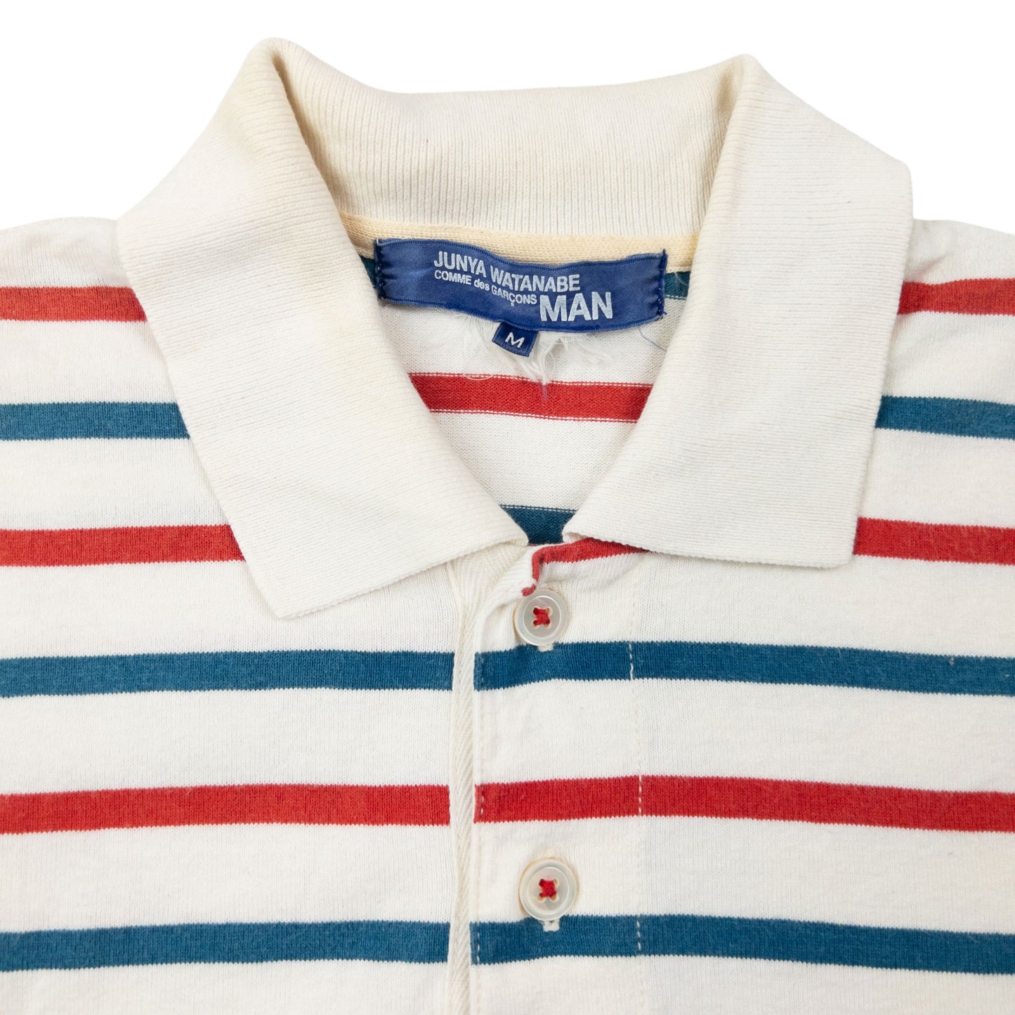 Vintage 2000s Junya Watanabe X Comme Des Garçons MAN Polo Shirt Size S