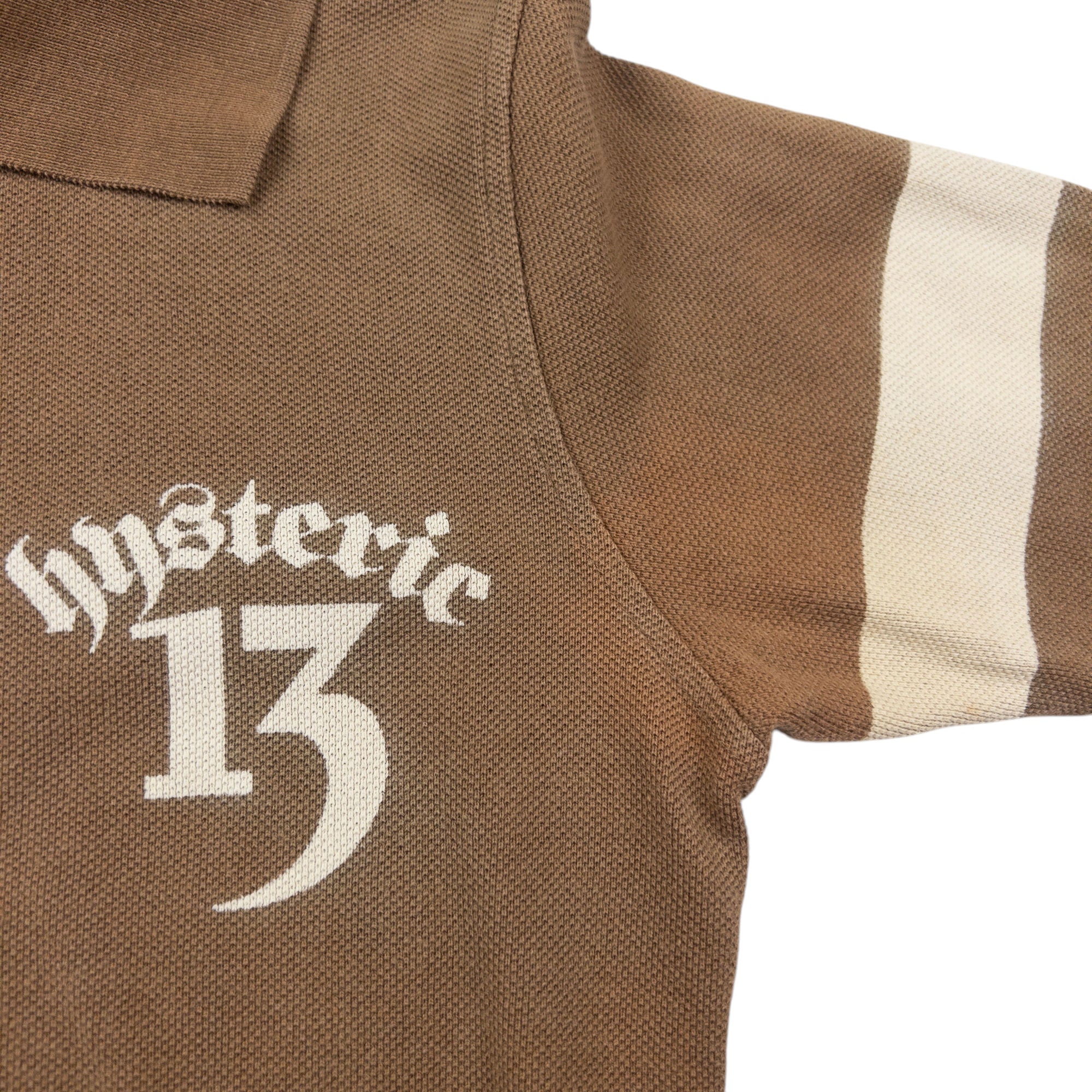 Vintage Hysteric Glamour Skull Graphic Long Sleeve Polo Shirt Womens Size S