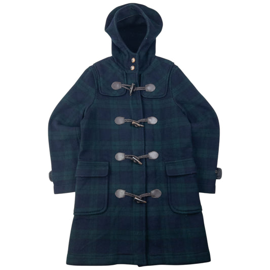 Vintage 2000s Burberry Nova Check Wool Duffle Jacket Womens Size M