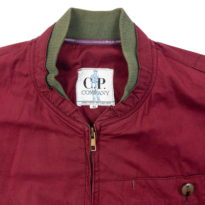 Vintage 80s CP Company Zip Off Sleeve Bomber Jacket Size S