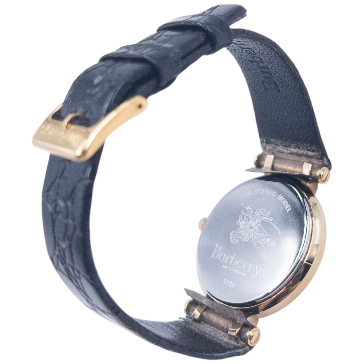Vintage 90s Burberry Leather Watch