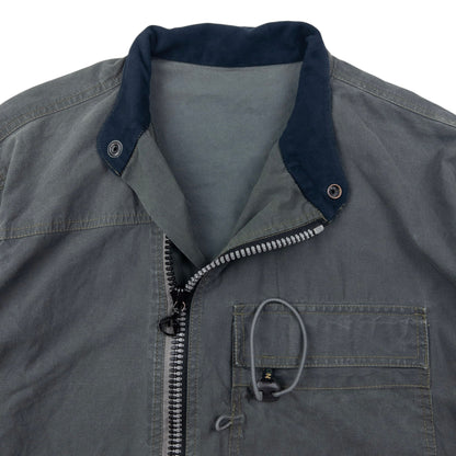 Vintage 1999 Maharishi Asymmetric Zip Up Jacket Size M