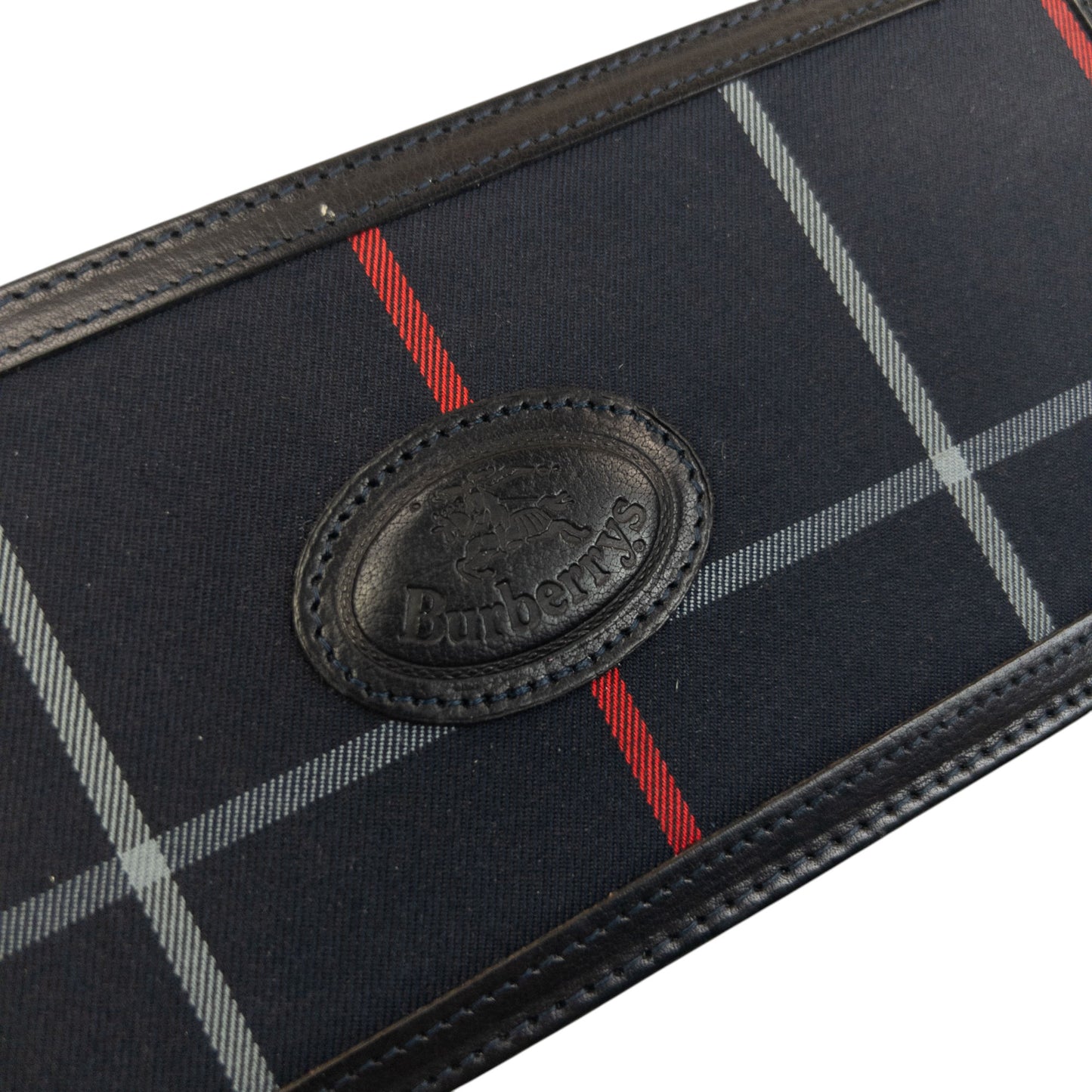 Vintage 90s Burberry Nova Check Chequebook Cover Wallet