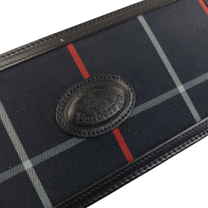 Vintage 90s Burberry Nova Check Chequebook Cover Wallet
