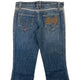 Vintage Dolce & Gabbana Embroidered Bootcut Jeans Size W28