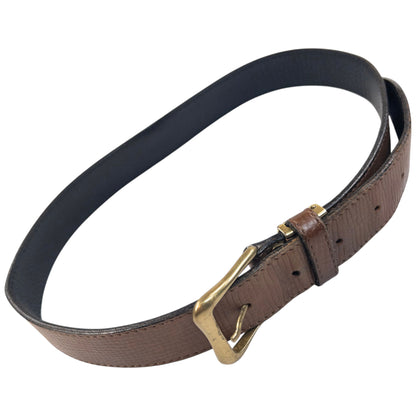 Vintage 2000s Issey Miyake Leather Belt Size S