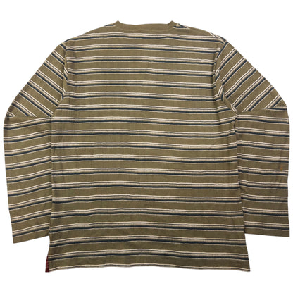 Vintage Y'Saccs By Yohji Yamamoto Striped Long Sleeve T Shirt Size M