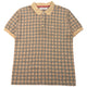 Vintage 90s Burberry Nova Check Polo Shirt Womens Size L