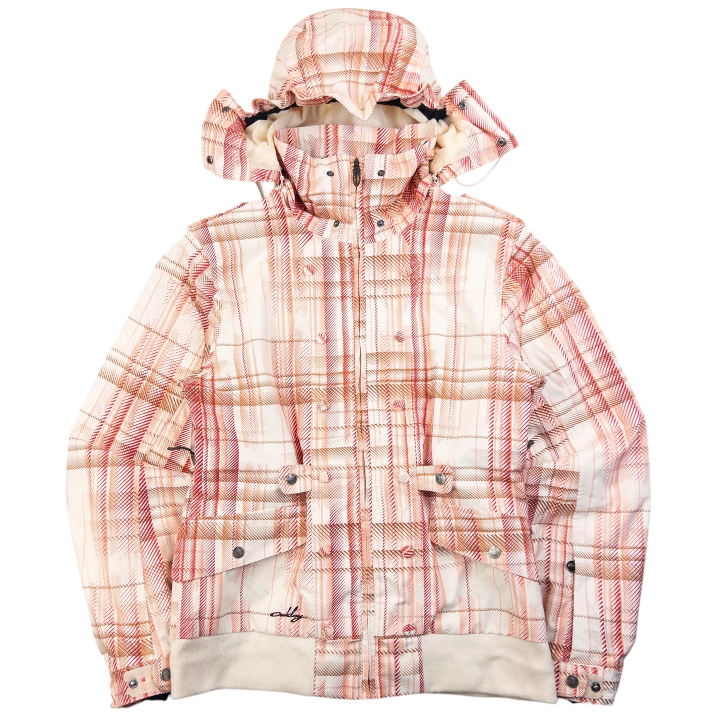 Vintage 2000s Oakley Pattern Zip Up Snowboarding Jacket Womens Size M