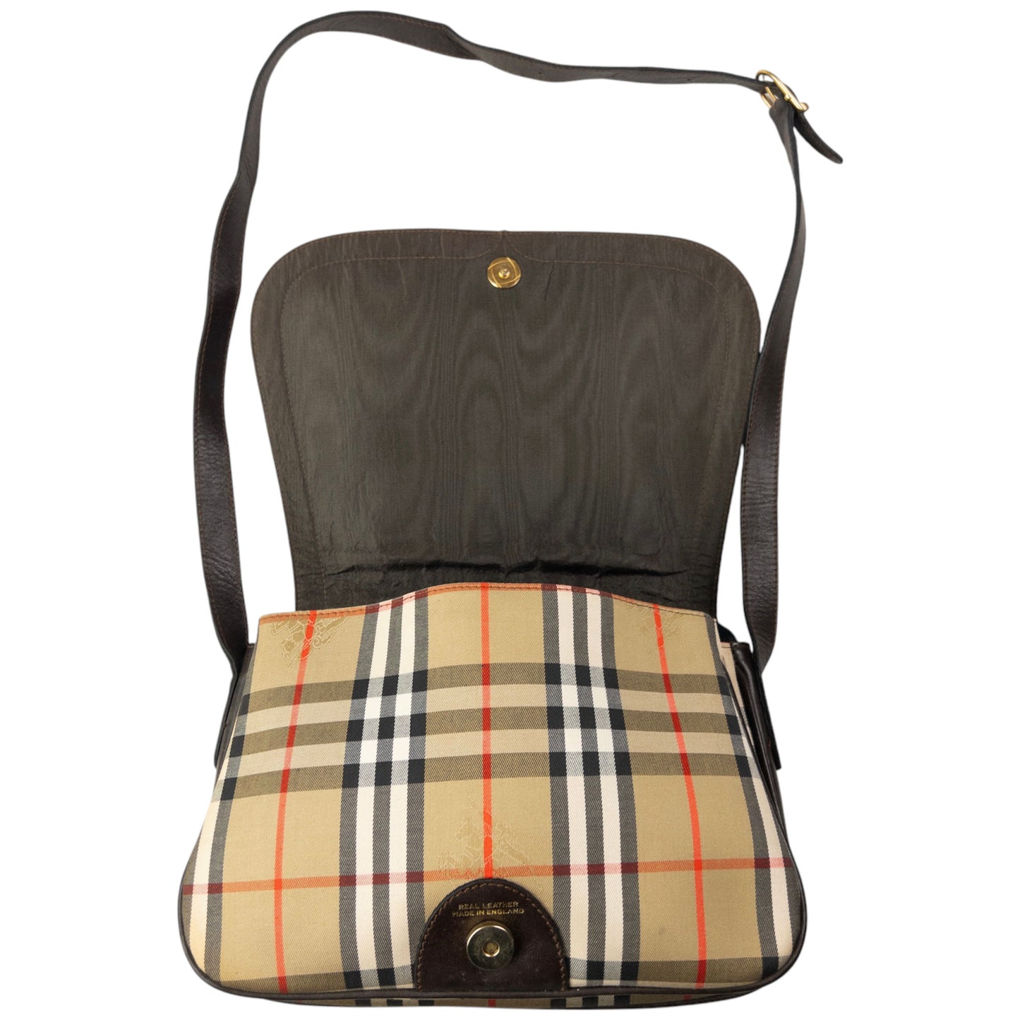 Vintage Burberry Nova Check Crossbody Bag