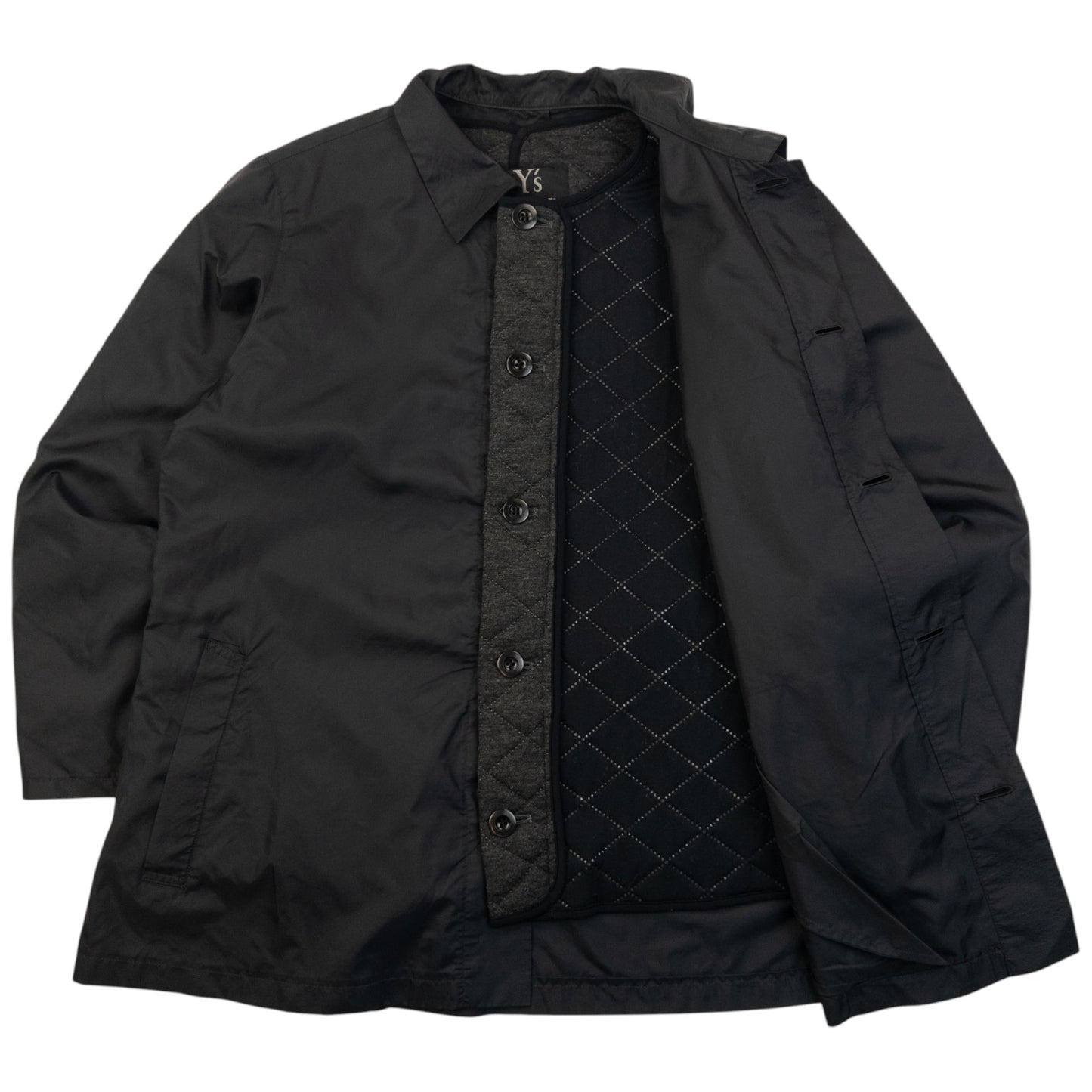 Vintage 2000s Yohji Yamamoto Layered Button Up Jacket Size S