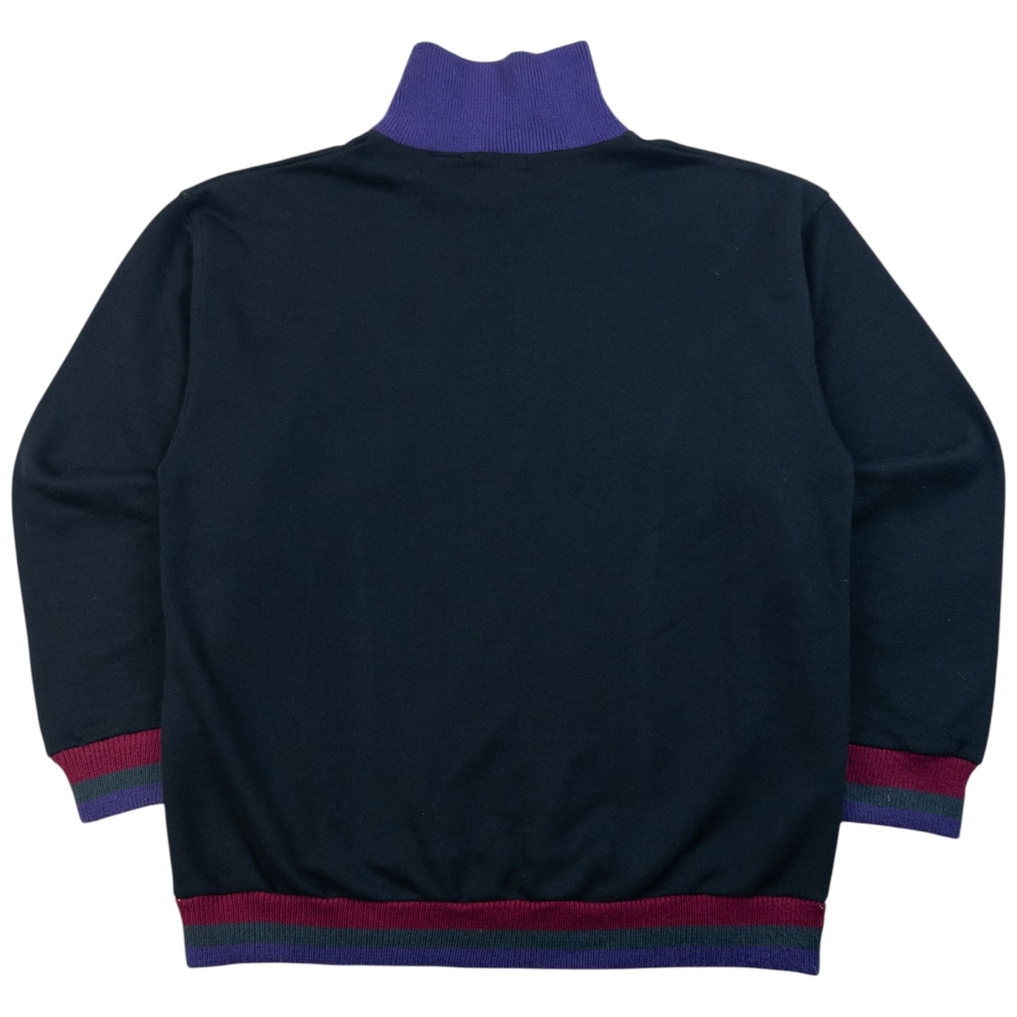 Vintage 80s YSL Yves Saint Laurent Q Zip Sweatshirt Size M
