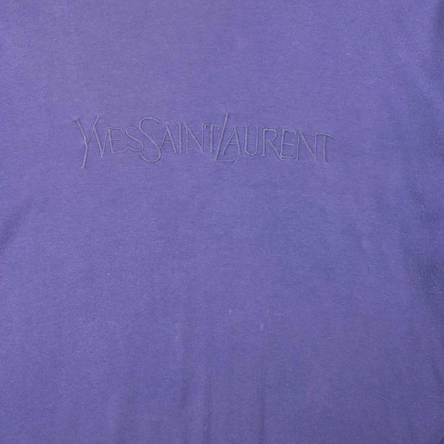 Vintage YSL Yves Saint Laurent Embroidered Sweatshirt Size S