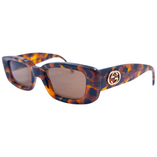 Vintage 2000s Gucci By Tom Ford Tortoise Shell Sunglasses