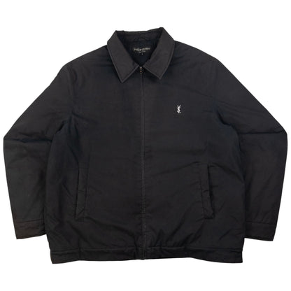 Vintage YSL Yves Saint Laurent Padded Zip Up Jacket Size XL