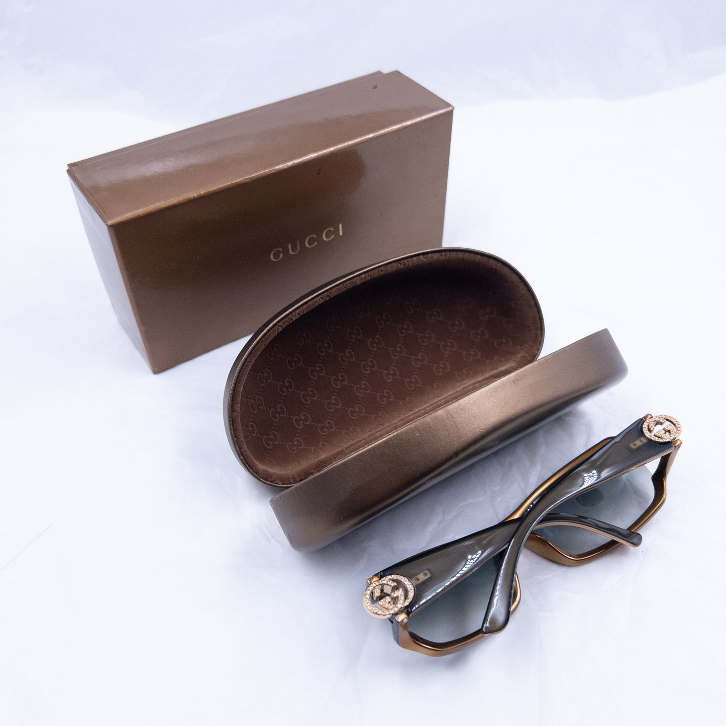 Vintage 2000s Gucci By Tom Ford Diamonte Sunglasses