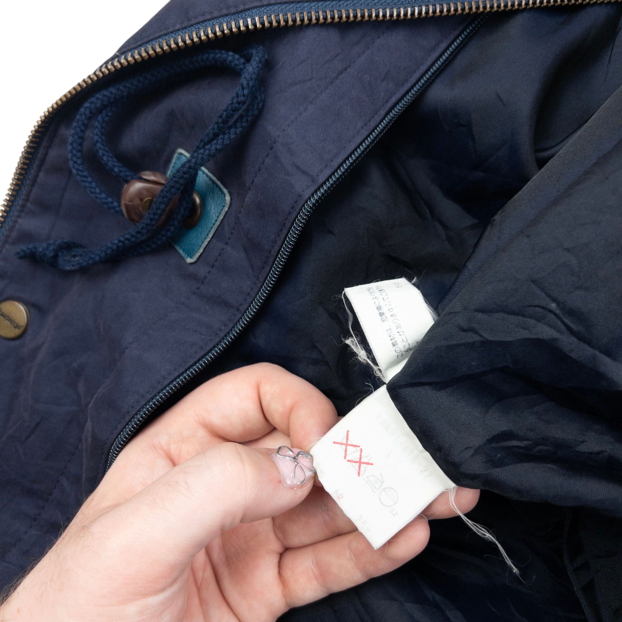 Vintage 80s Burberry Zip Up Jacket Size M