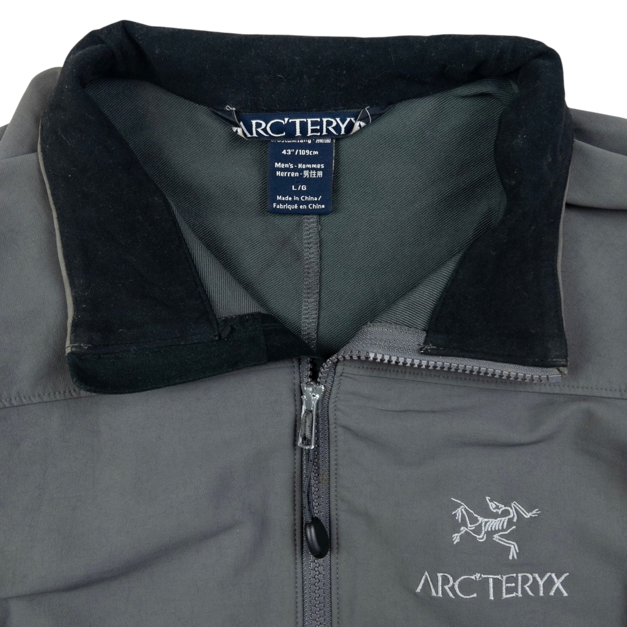 Vintage Arcteryx Soft Shell Zip Up Jacket Size L